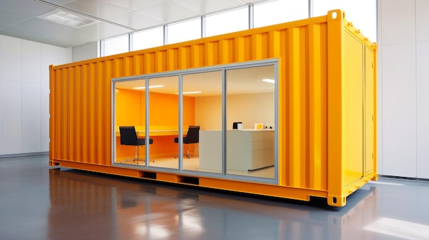 Mobile office buildings or container site office for construction site shipping container portable