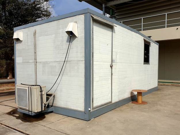 Mobile office buildings or container site office for construction site