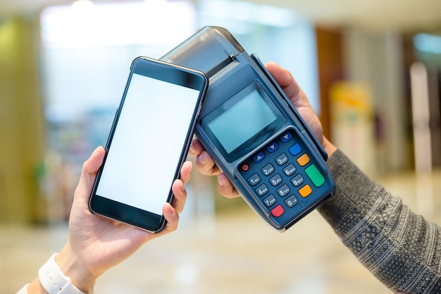 Photo mobile payment with nfc near field communication technology