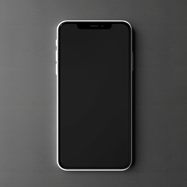 Photo mobile phone mockup generated in ai