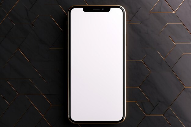 Mobile phone mockup Generated in ai