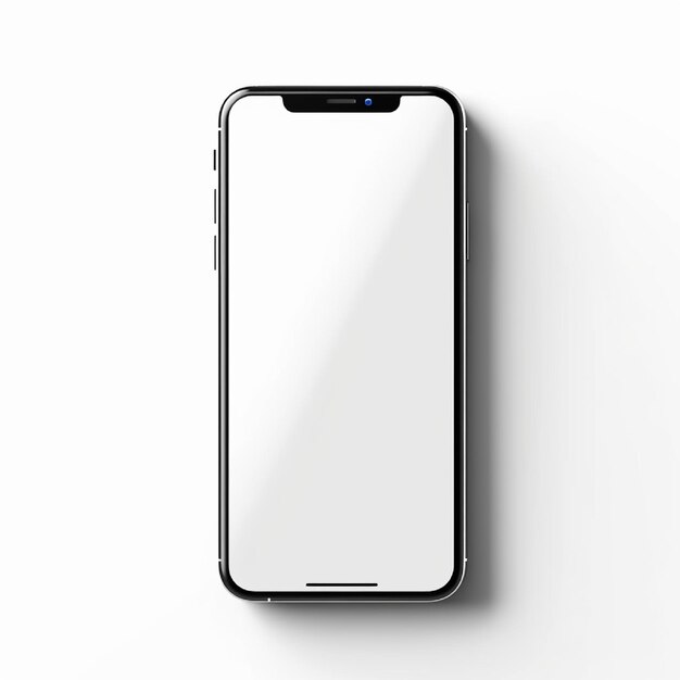 Mobile phone mockup Generated in ai