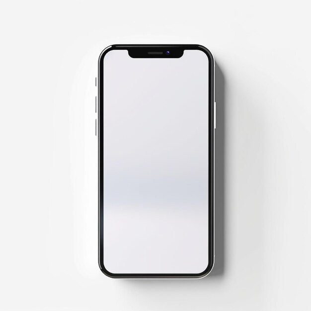 Photo mobile phone mockup generated in ai