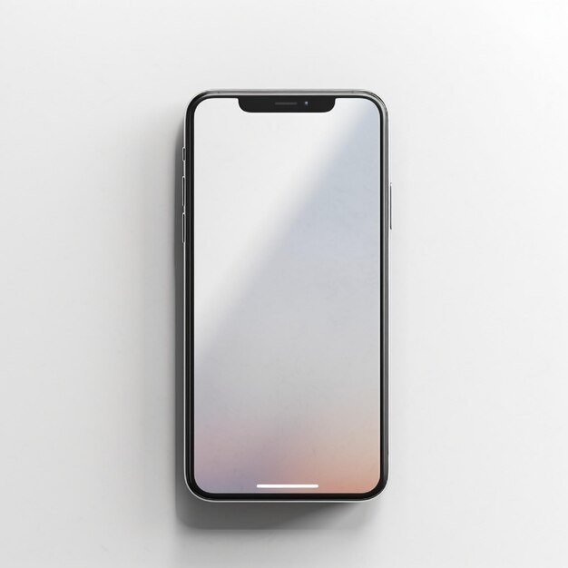 Mobile phone mockup Generated in ai