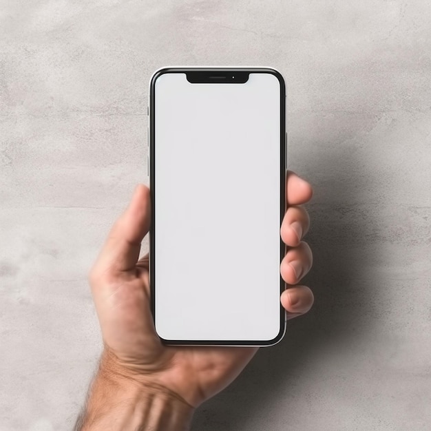 写真 aiで生成された携帯電話のモックアップ