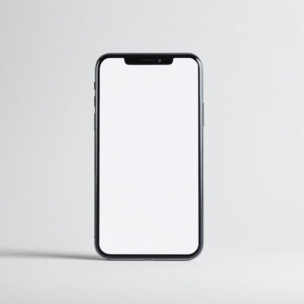 Mobile phone mockup on isolated background