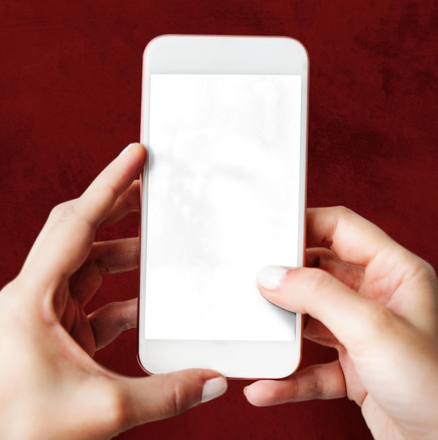 Mobile phone png screen mockup