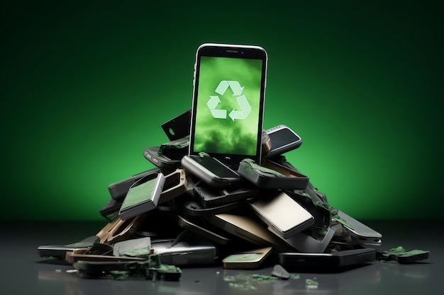 Photo mobile phone stock recycling ai