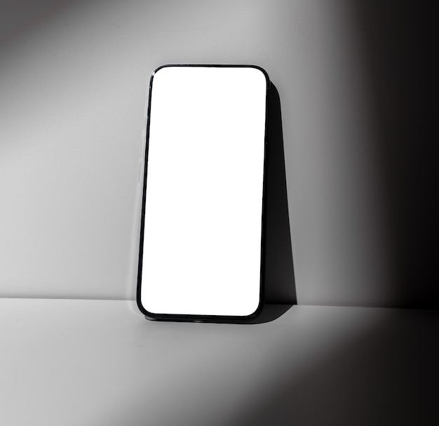 Photo mobile screen mock up display mockup blank clean smart phone smartphone