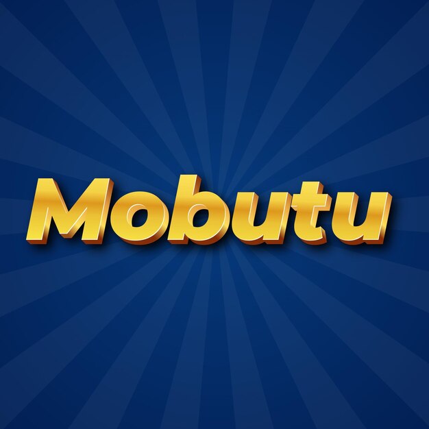 Mobutu text effect gold jpg attractive background card photo