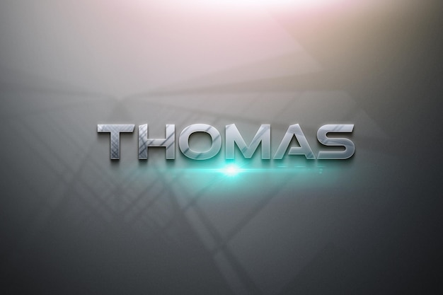 Photo mock up 3d name background