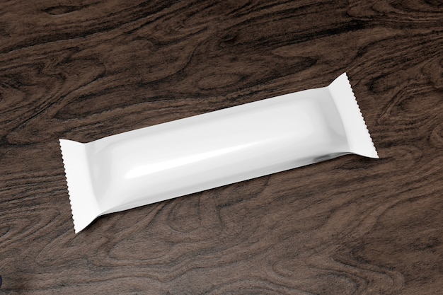 Photo mock up of a cereal bar packaging
