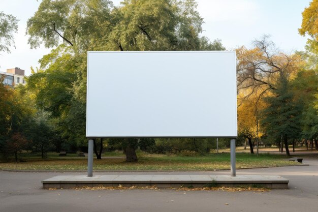 Mock up Corporate branding billboard isoleren achtergrond Generatieve AI