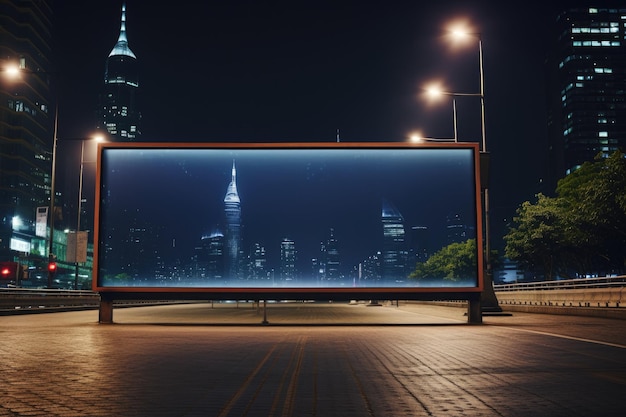 Mock up Corporate branding billboard isoleren achtergrond Generatieve AI