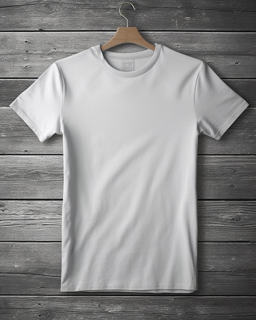 Mock Up Effen T-shirt Voorzijde Geïsoleerd