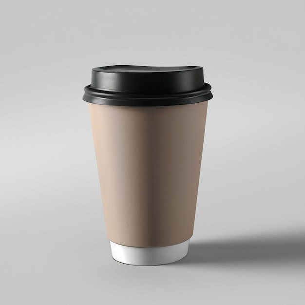 Photo mock up paper cup for coffee take away