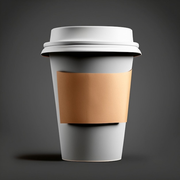 Mock up paper cup for coffee take away