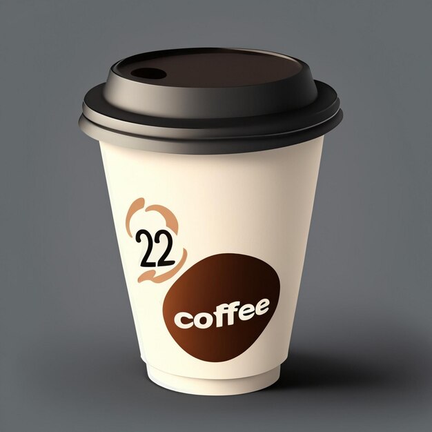 Mock up paper cup for coffee take away