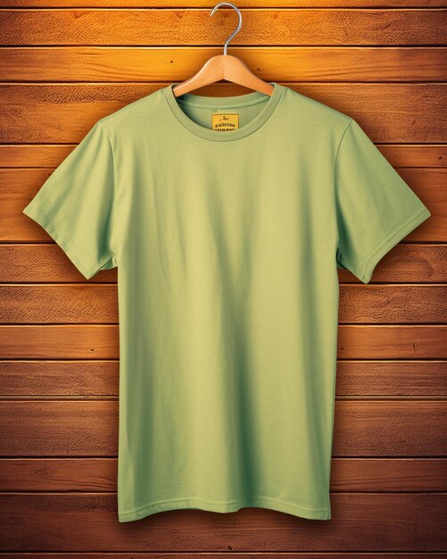 Mock Up Plain TShirt Front Isolated