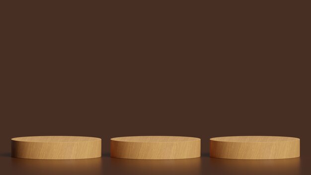 Photo mock up podium for product presentation abstract minimal concept
