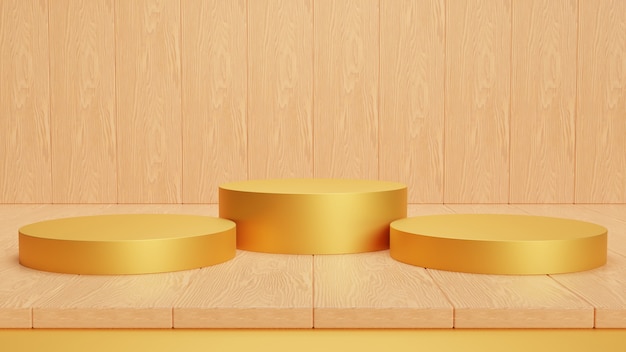 Mock up podium for product presentation abstract scene minimal concept
