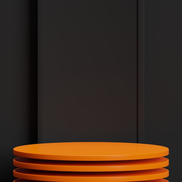 mock up podium for product presentation abstract scene minimal concept
