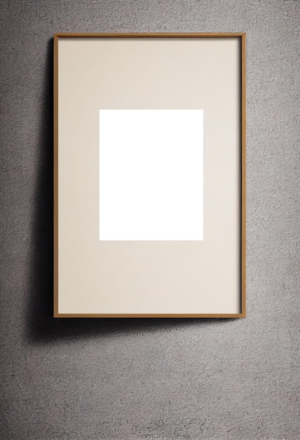 mock up poster frame in modern interior background elegant wood accessories design home decor bohemian concept mockup ready to use with copy space