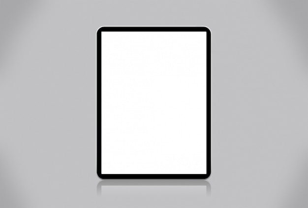 Mock-up van de tablet