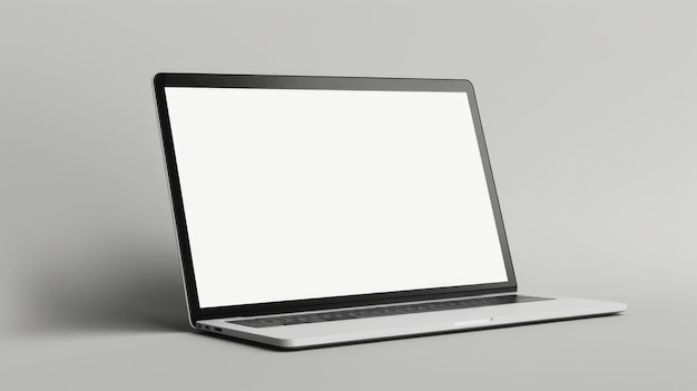 Mock-up van een leeg laptop scherm