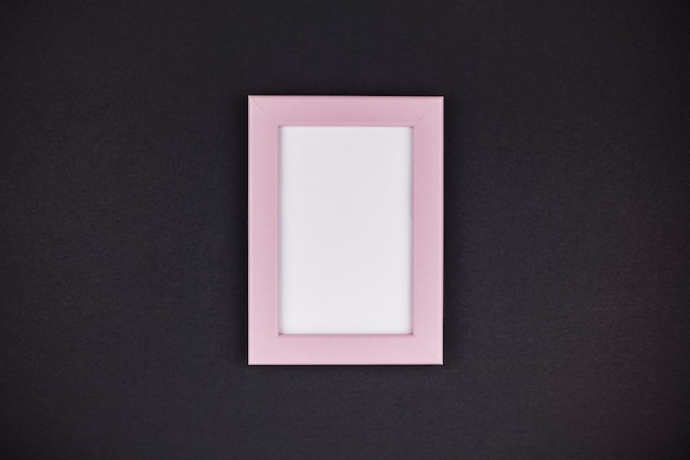 Mock up van een millennial pink frame