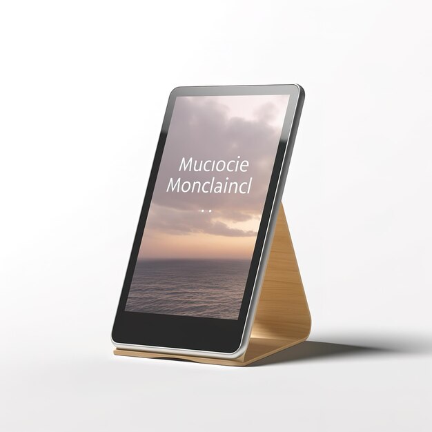 mock-up van tablet