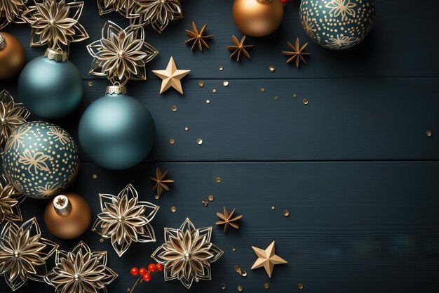 Mockup abstracte beste kwaliteit Kerstmis en Nieuwjaar luxe achtergrond Generatieve AI