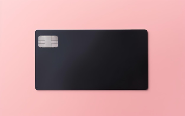 写真 背景に分離されたオンライン サービスを備えたモックアップ銀行クレジット カード