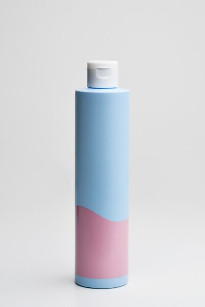 mockup of beauty fashion cosmetic makeup bottle lotion product with skincare healthcare concept on white background natural skincare product branding mock up