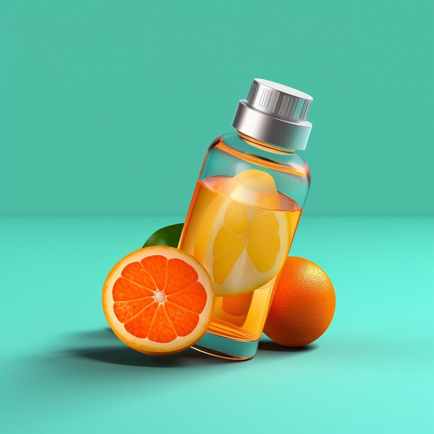 Photo mockup beauty products and medicine bottle 3d mockup