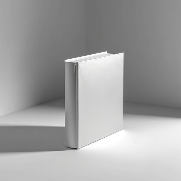 mockup of a blank empty book