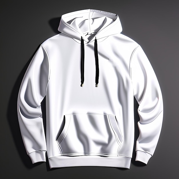 mockup of blank hoodie design