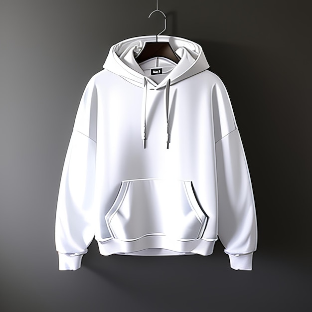 mockup of blank hoodie design