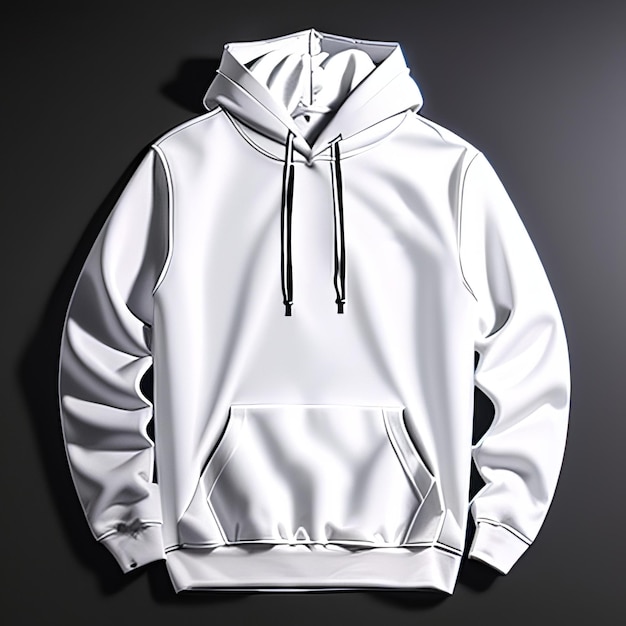 mockup of blank hoodie design