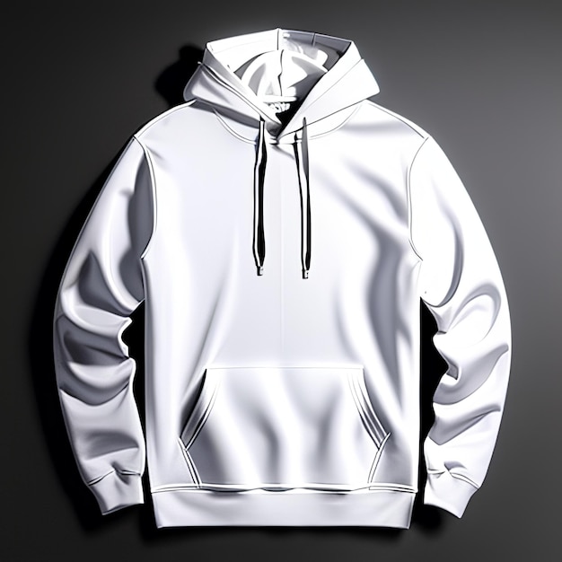 mockup of blank hoodie design