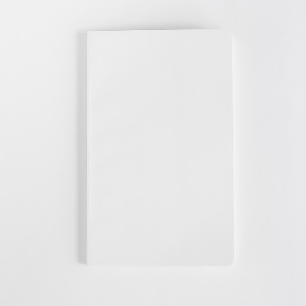 Mockup of blank white brochure