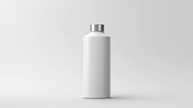 空白の白い化粧品ボトルのモックアップ
