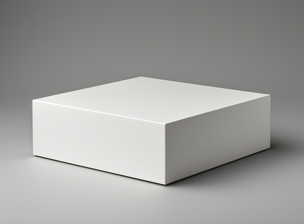 Фото Макет пустой белой белой коробки бесплатные стоковые фото в стиле w