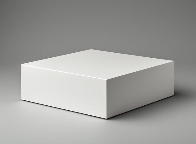 Mockup Blank White White Box Free Stock Photo In The Style Of W