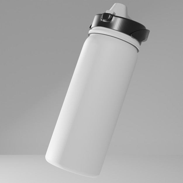 Mockup bottle front view