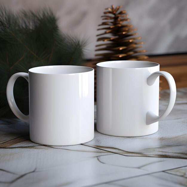 Mockup Coffee mug two sides