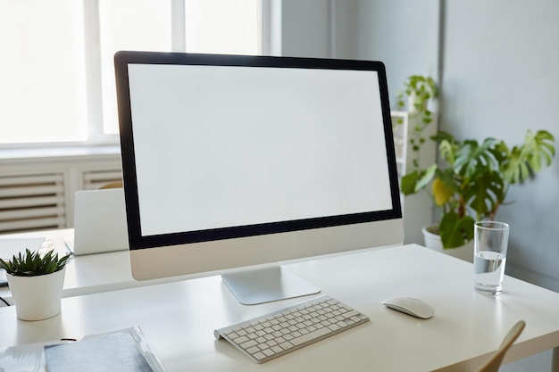 Mockup Computer Screen in Office