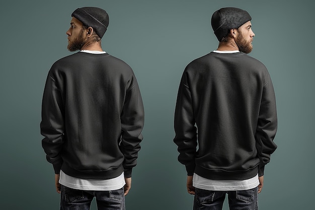 Photo mockup concept with plain clothing