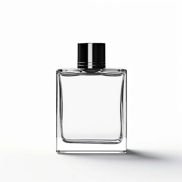 Mockup empty perfume bottle for perfume brand design