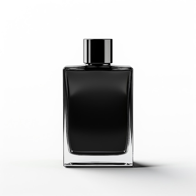 Photo mockup empty perfume bottle